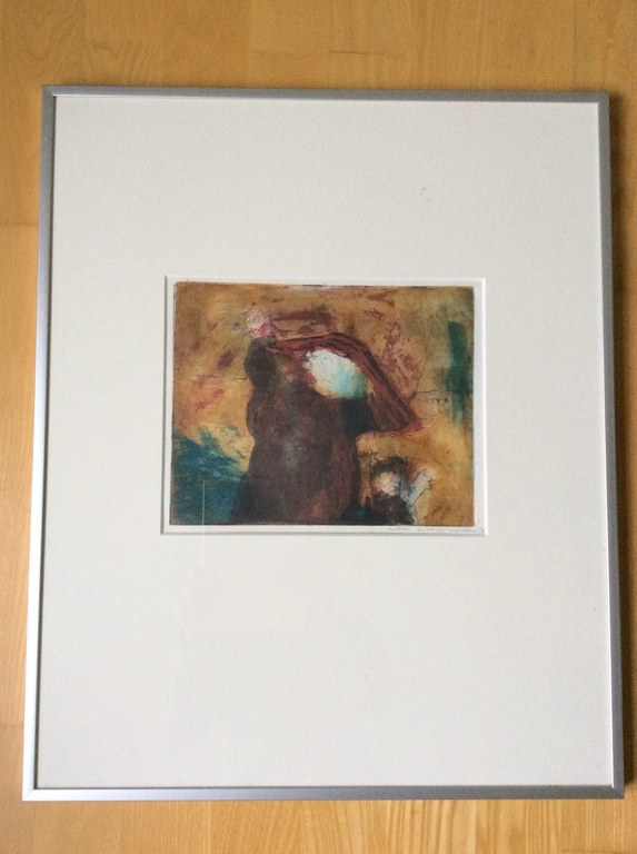 Marleen van Engelen, Erts?, Moeder en kind, 46x56 cm, ingelijst en gesigneerd kopen? Bied vanaf 49!