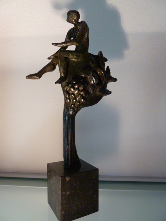 Jo Ramakers (Limburg) Bronzen Sculptuur (Massief) verkocht voor € 325!