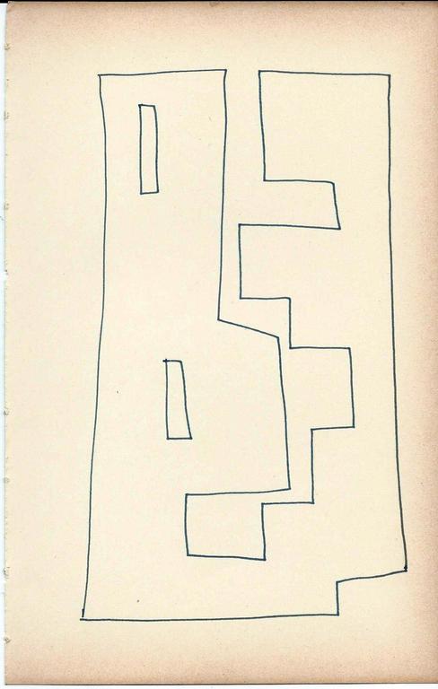 Siep van den Berg: compositie 2 (originele inkttekening) kopen? Bied vanaf 1!