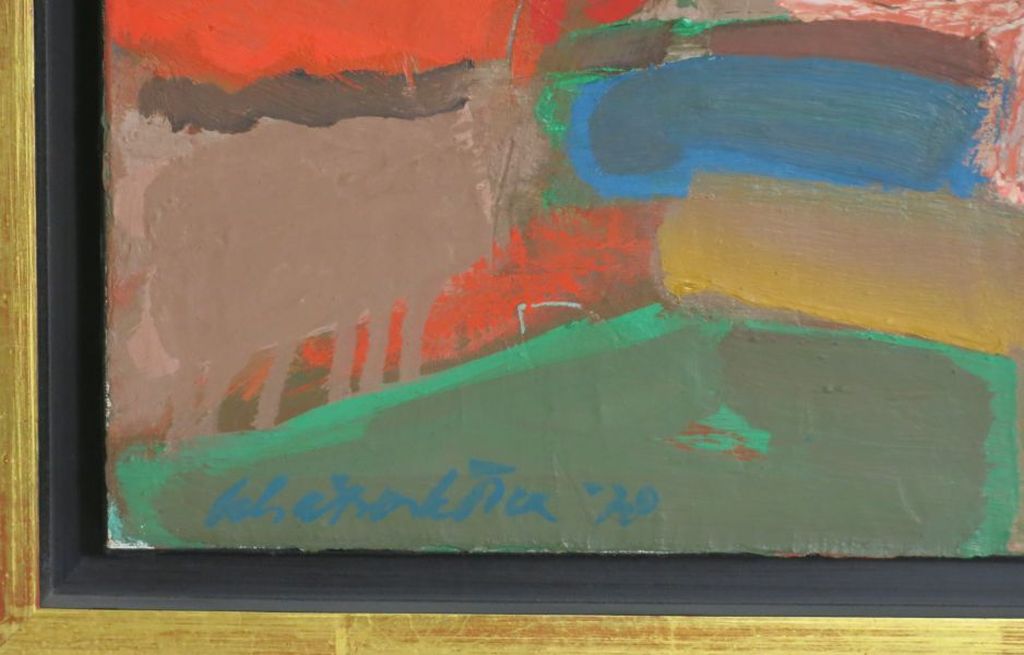 Gerard Schäperkötter, olieverf op canvas: Paysage - in baklijst kopen? Bied vanaf 100!