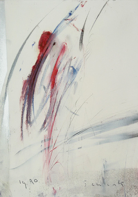 Peter Schenk - Abstract, gemengde techniek (mooi ingelijst) kopen? Bied vanaf 90!