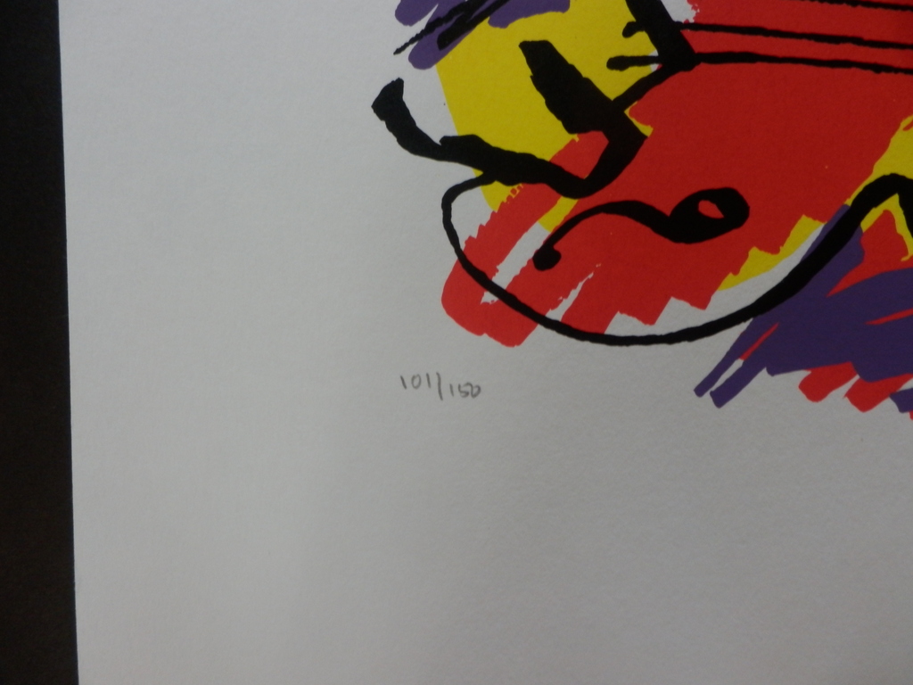 HERMAN BROOD  Grote HANDGESIGNEERDE Zeefdruk  ELVIS kopen? Bied vanaf 155!