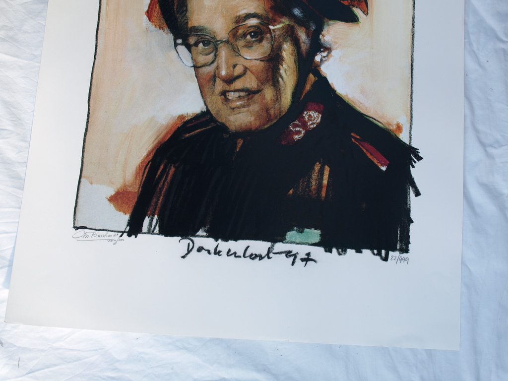 Peter Donkersloot : Litho , Majoor Bosshardt – gesigneerd – 1997 kopen? Bied vanaf 1!