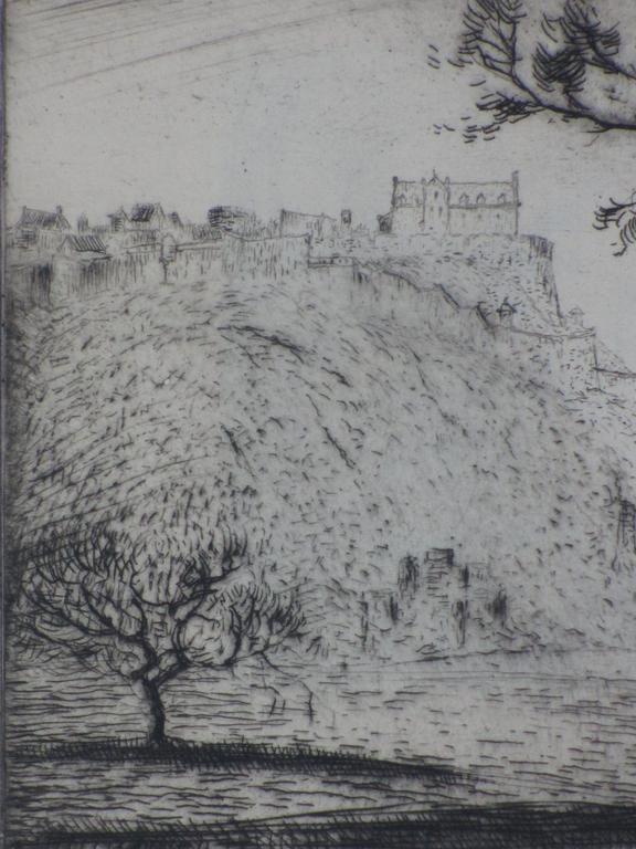 Jan Poortenaar, Kasteel Edinburgh, Ets kopen? Bied vanaf 30!