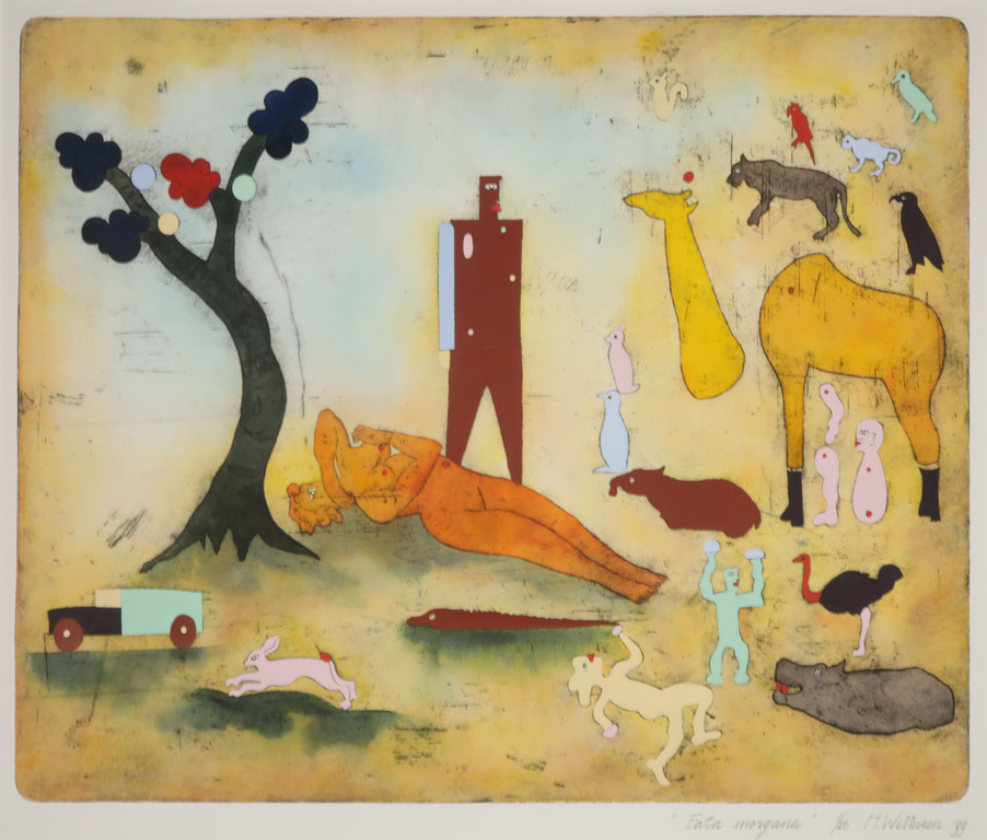 Hollie Witteveen: Handbewerkte Ets, Fata Morgana kopen? Bied vanaf 20!