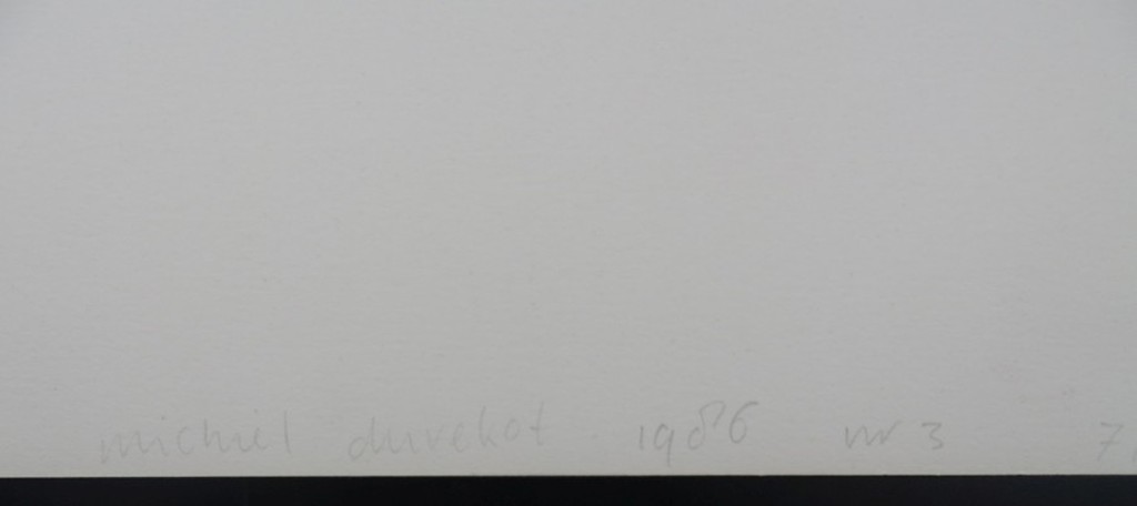 Michiel Duvekot: Linosnede, Geometrische compositie, Nr. 3, 'C' kopen? Bied vanaf 1!