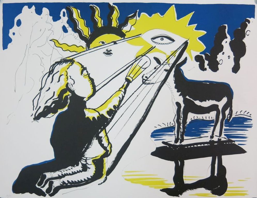 Rinke Nijburg: Litho, Hert van Hubertus kopen? Bied vanaf 1!