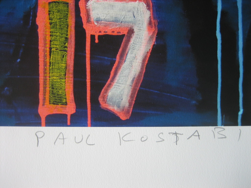 Paul Kostabi - "Hotel 17" - Giclee - Handgesigneerd - 2014 kopen? Bied vanaf 39!