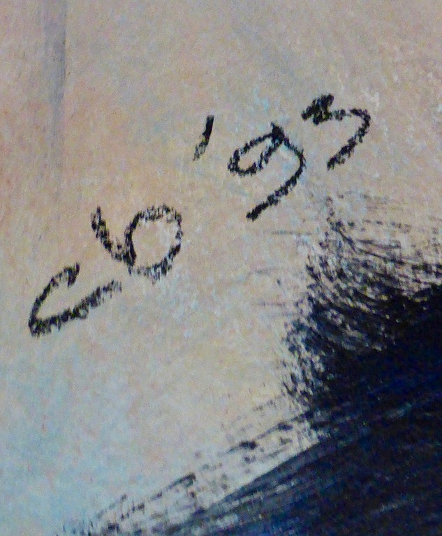 zonder titel, 1993, acryl op karton kopen? Bied vanaf 1!