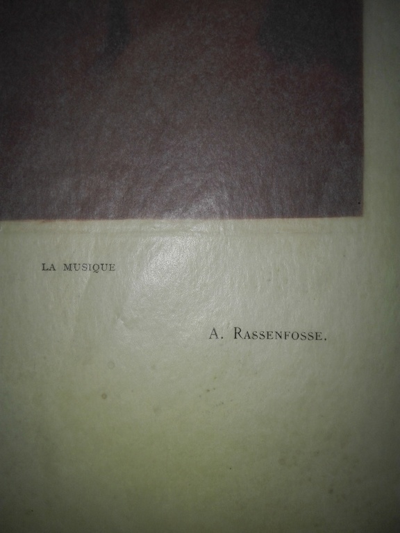 Armand Rassenfosse 1862-1934, ets in kleur, La Musique kopen? Bied vanaf 1!