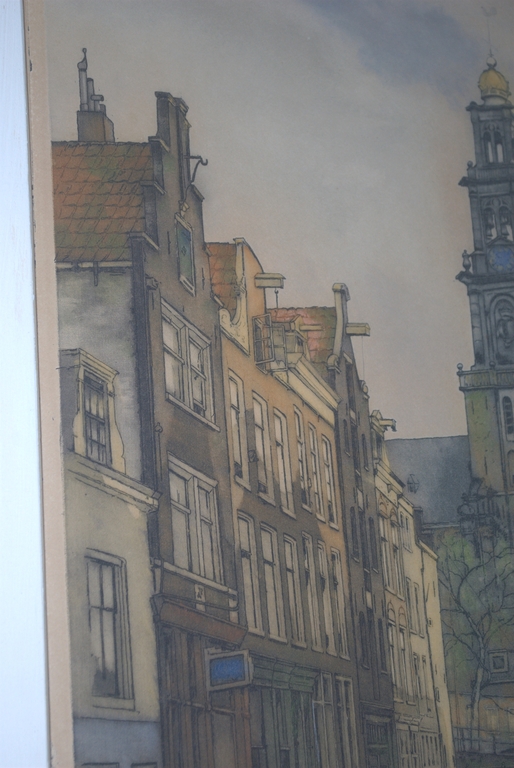 FRANS EVERBAG | WESTERTOREN AMSTERDAM | KLEURENETS PROEFDRUK kopen? Bied vanaf 65!