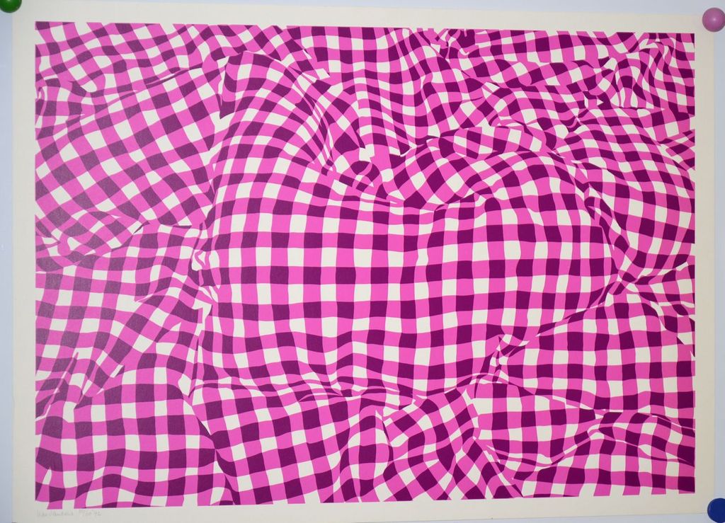 Har Sanders: Zeefdruk. Abstracte compositie verkocht voor € 81!