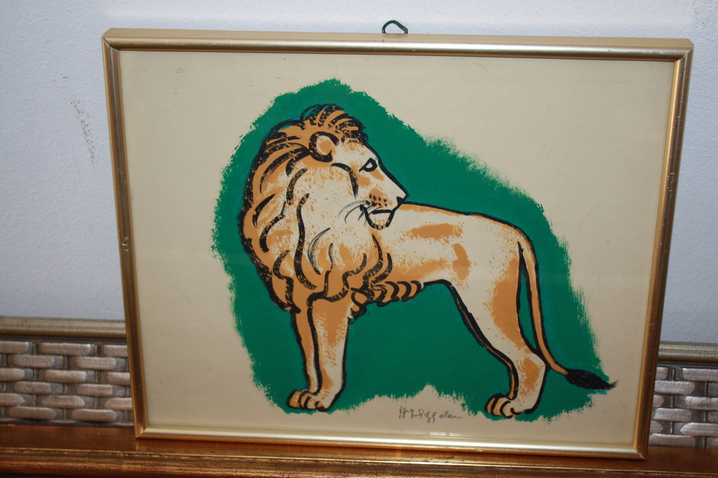 HJ van PIGGELEN 1889-1961 - LEEUW kopen? Bied vanaf 19!
