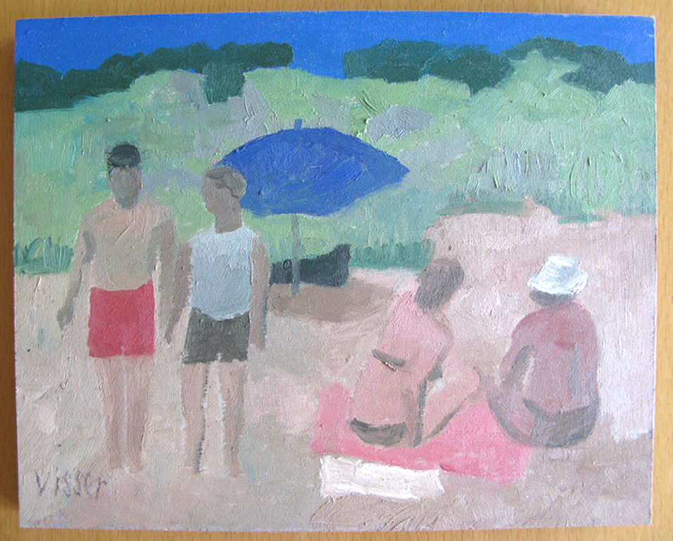 Hendrik Jan Visser - ZOMER - olieverf op paneel kopen? Bied vanaf 1!