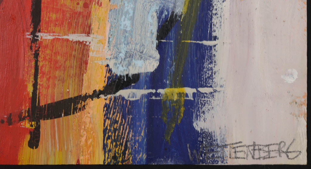 Onbekend gesigneerd: Acryl op papier, Pushkar Lingam  kopen? Bied vanaf 1!