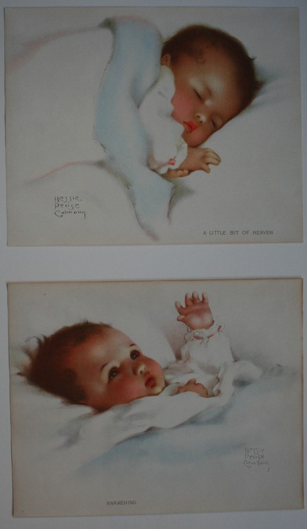 LAATSTE WEEK! - Bessie Pease Gutmann - 2 kleurenlitho's -  kopen? Bied vanaf 15!