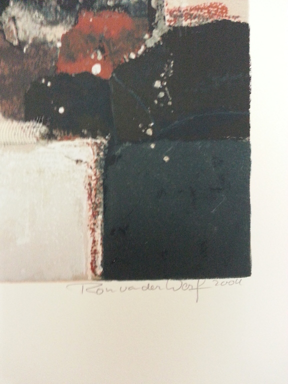 Ron van de Werf, zeefdruk op papier, "Terra II" kopen? Bied vanaf 50!