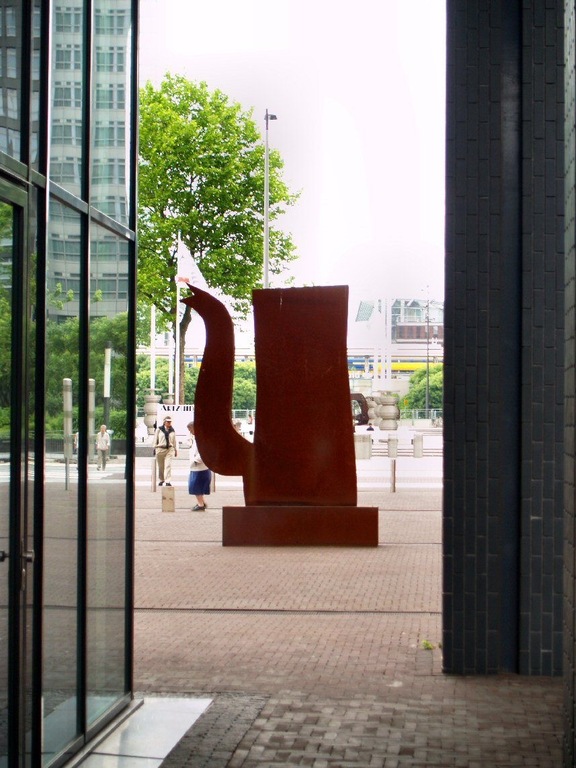 Klaas Gubbels: Monumentaal beeld - Nee de la Terre  3,5 meter hoog! kopen? Bied vanaf 13500!