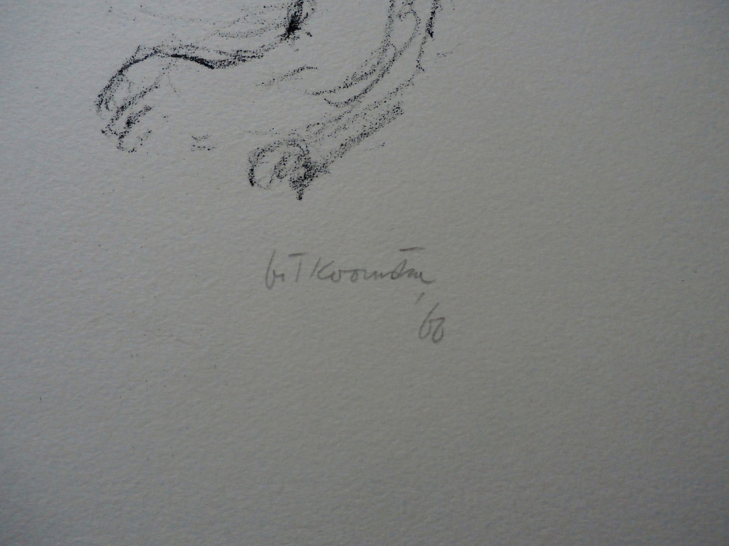 Metten Koornstra - vrouw in stoel - 1960 kopen? Bied vanaf 45!