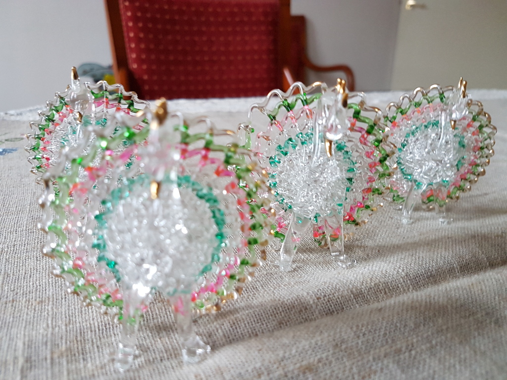 Lotto pauwen in Murano glas 4 pz kopen? Bied vanaf 1!
