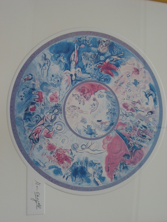 Marc Chagall: Kleurenlitho 'Paris Opera Ceiling' verkocht voor € 199!