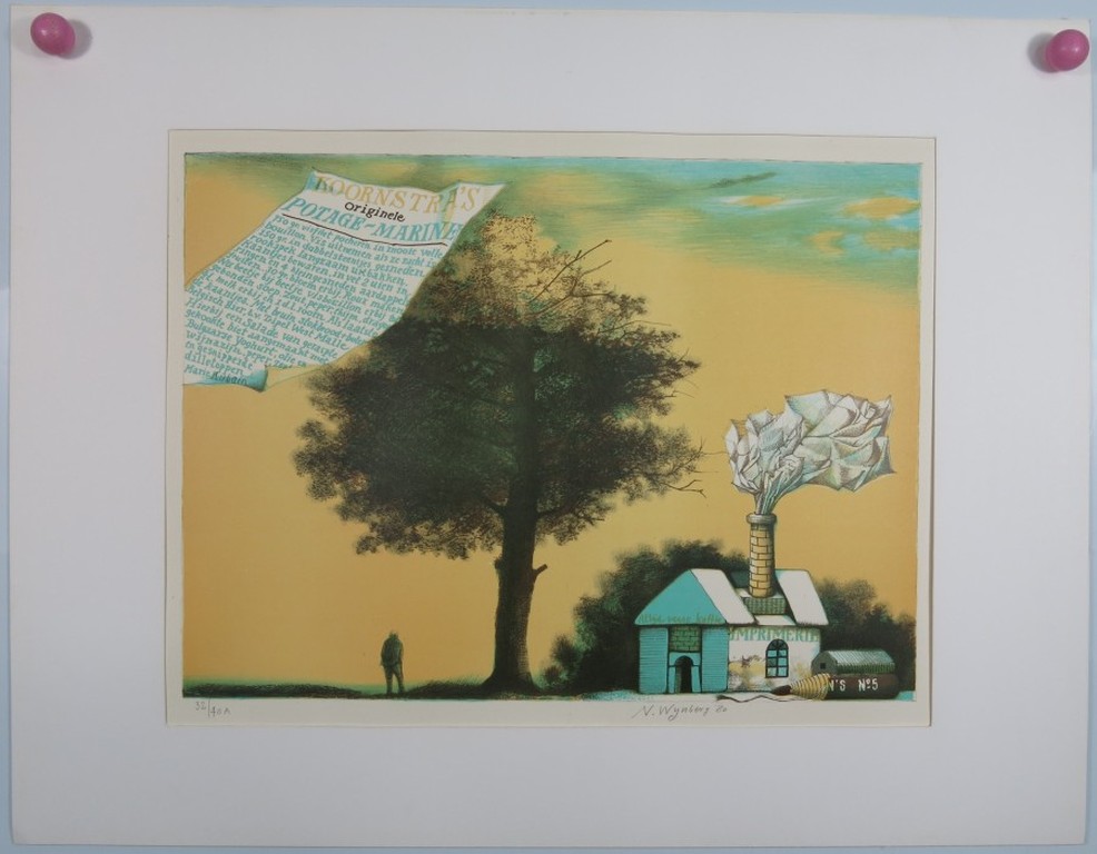 Nicolaas Wijnberg: Litho, Hommage aan Metten Koornstra kopen? Bied vanaf 70!