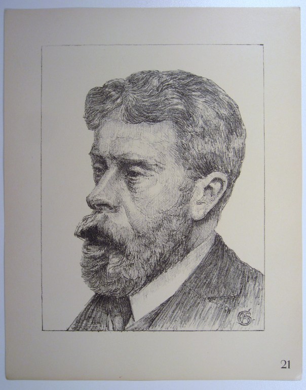 Litho uit 1939 van Kees Smout - Portret van G.A. Breitner kopen? Bied vanaf 1!