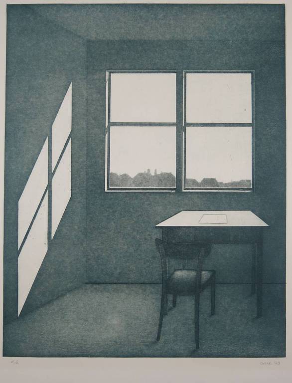 Elmar Gille: Ets en aquatint, Kamer verkocht voor € 40!