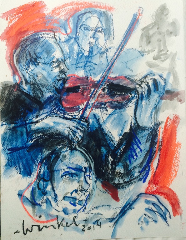 Arien Winkel, Mixed media verkocht voor € 35!