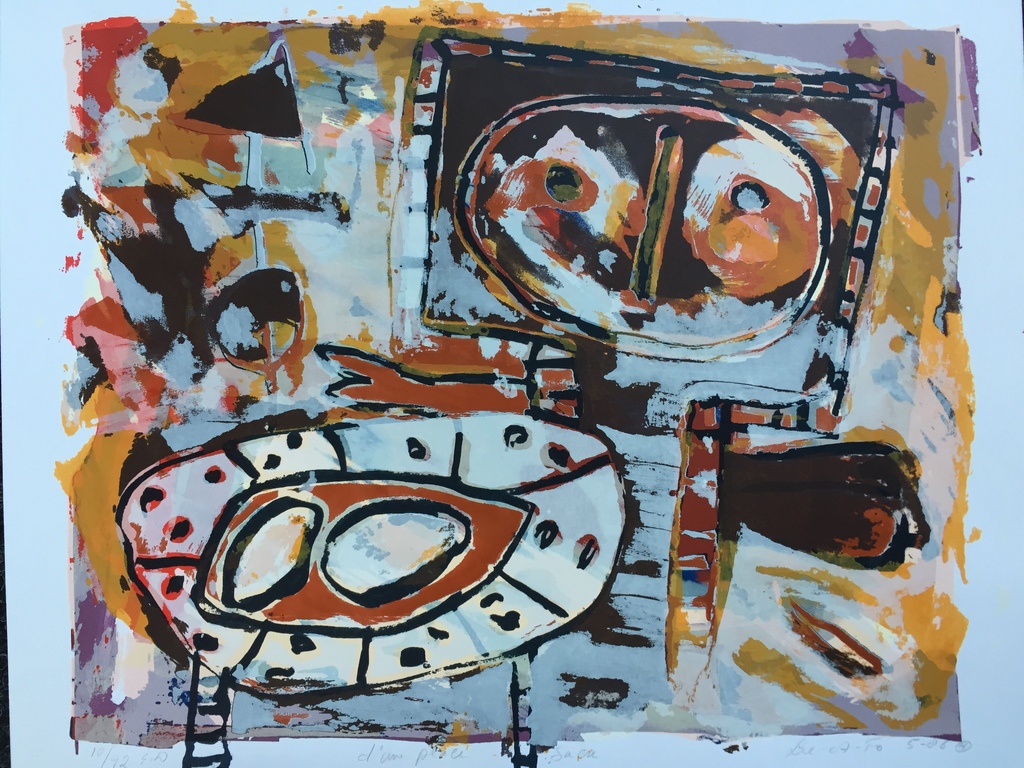 2 x John Lie A Fo   2 x originele zeefdruk / Litho gesigneerd  kopen? Bied vanaf 1!