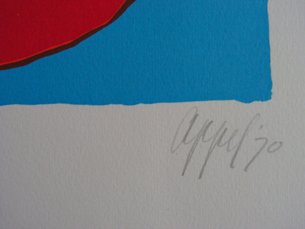 Karel Appel (1921 - 2006) - lithografie  -  'Dansende man' kopen? Bied vanaf 350!