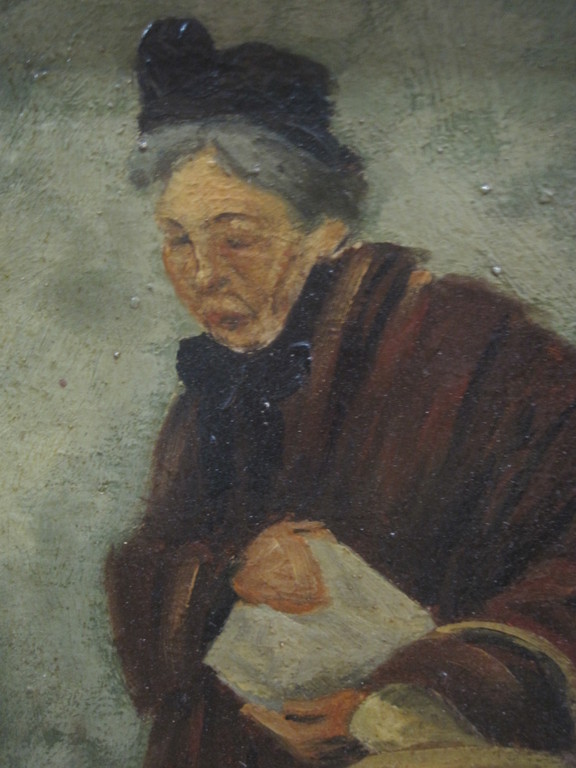 gesigneerd G.J.Staller olieverf "Amsterdams vrouwtje" gedateerd 1934 kopen? Bied vanaf 1!