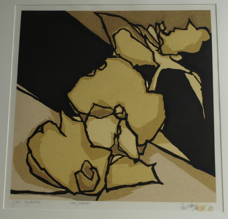 Fon Klement : Hoogdruk boardsnede , Les Fleurs - nr 1/70 - ingelijst - 1989 kopen? Bied vanaf 75!