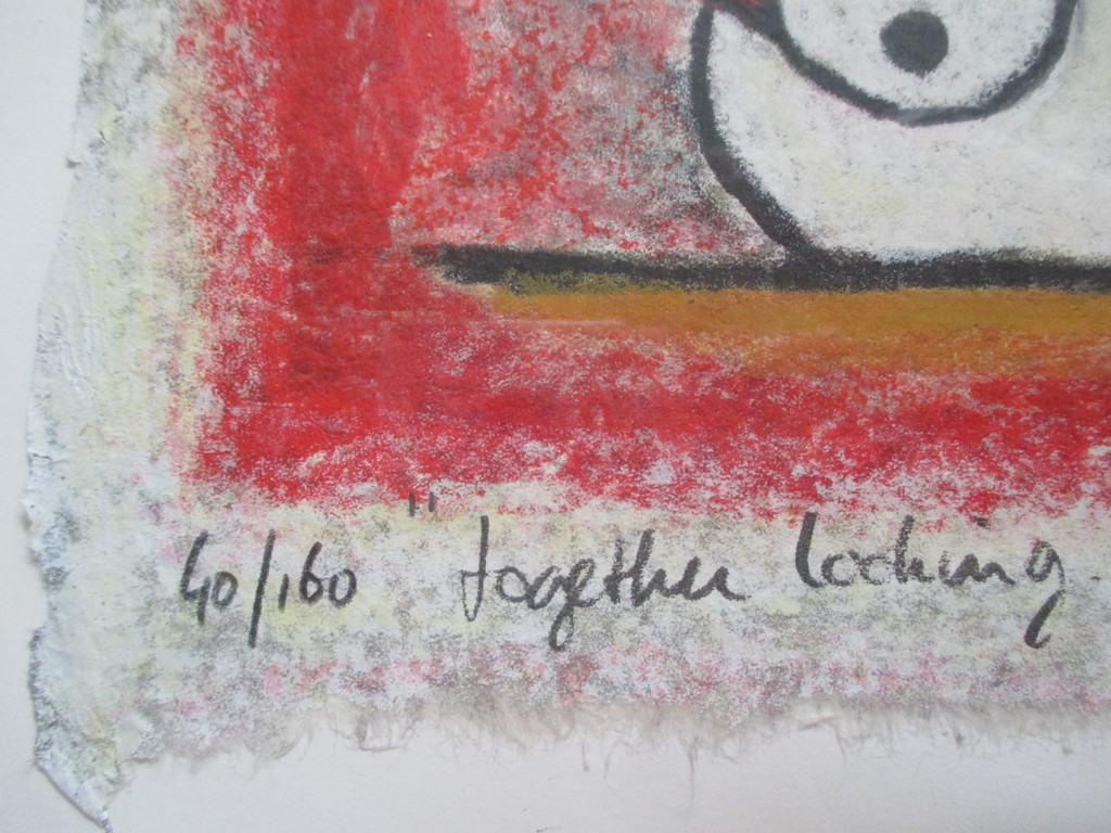 Hans Innemee, ingelijste grafiek, "Together Looking" 2000 kopen? Bied vanaf 70!