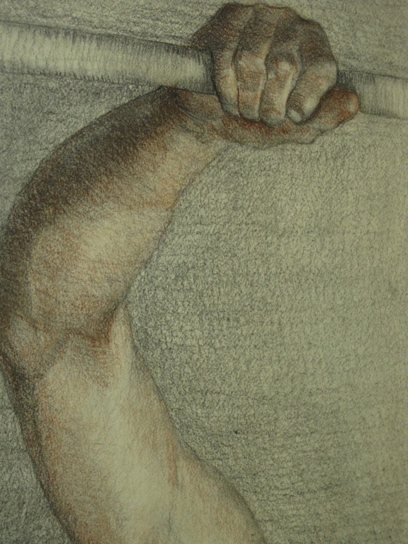 Fraaie 1937 pastel v Frits Schiller 1886-1971 "mannelijk naakt" gesigneerd  kopen? Bied vanaf 1!