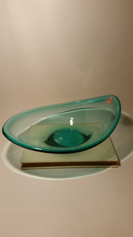per lutken glazen schaal voor Holmegaard Danmark gesigneerd 1966 kopen? Bied vanaf 25!