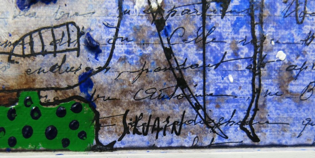 Christian Silvain: Gemengde techniek op doek, 3 H - Ingelijst kopen? Bied vanaf 100!