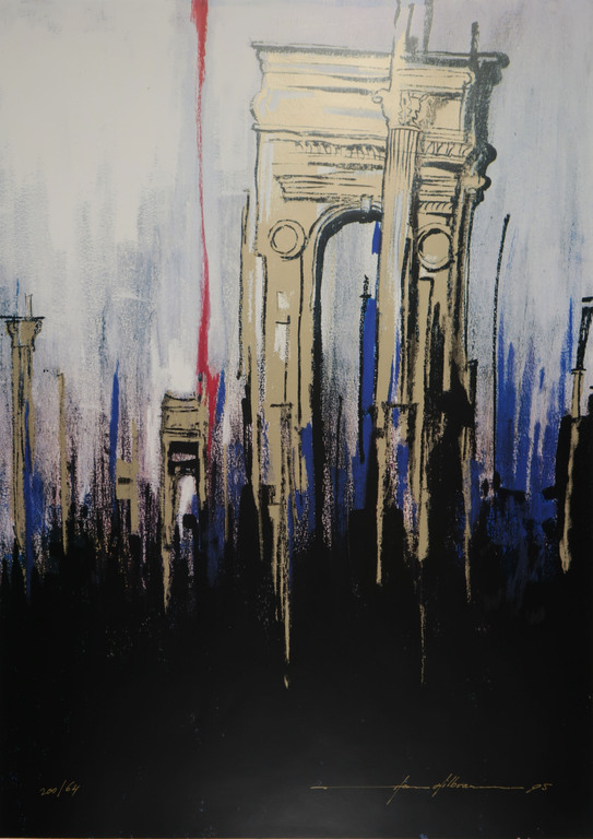 Onbekend gesigneerd: Zeefdruk, Arc de Triomphe kopen? Bied vanaf 1!