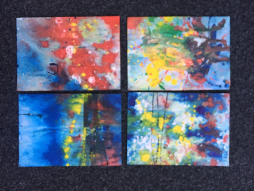 4 x THEO NIERMEIJER, Gemengde technieken/gouache op papier kopen? Bied vanaf 1!