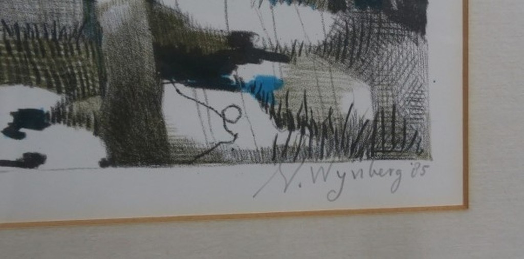 Nicolaas Wijnberg: Litho, Z.T. - Ingelijst kopen? Bied vanaf 1!