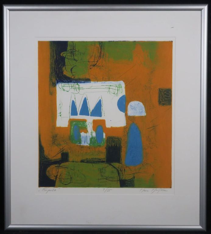 Hans Heijman: Kleurets, Kayenta - Ingelijst kopen? Bied vanaf 20!