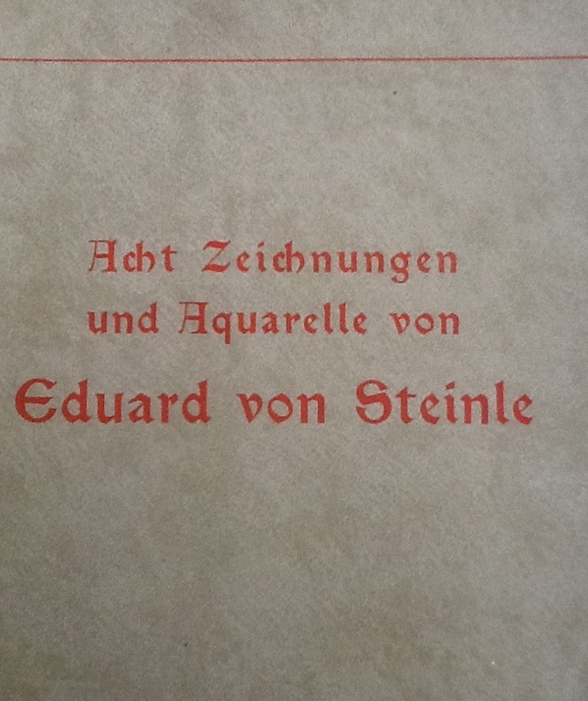 Vintage Map met Tekeningen en aquarellen van Eduard von Steinle, 1906 kopen? Bied vanaf 1!