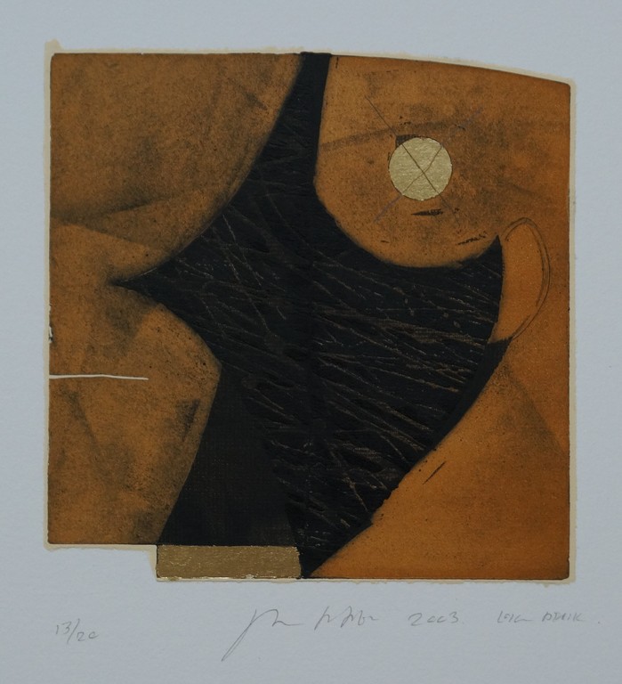 Jan Naezer - gesigneerde ets/ gemengde techniek - 2003 kopen? Bied vanaf 20!