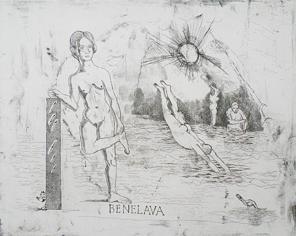 Lucebert - Benelava, ets (kleine oplage) verkocht voor € 175!