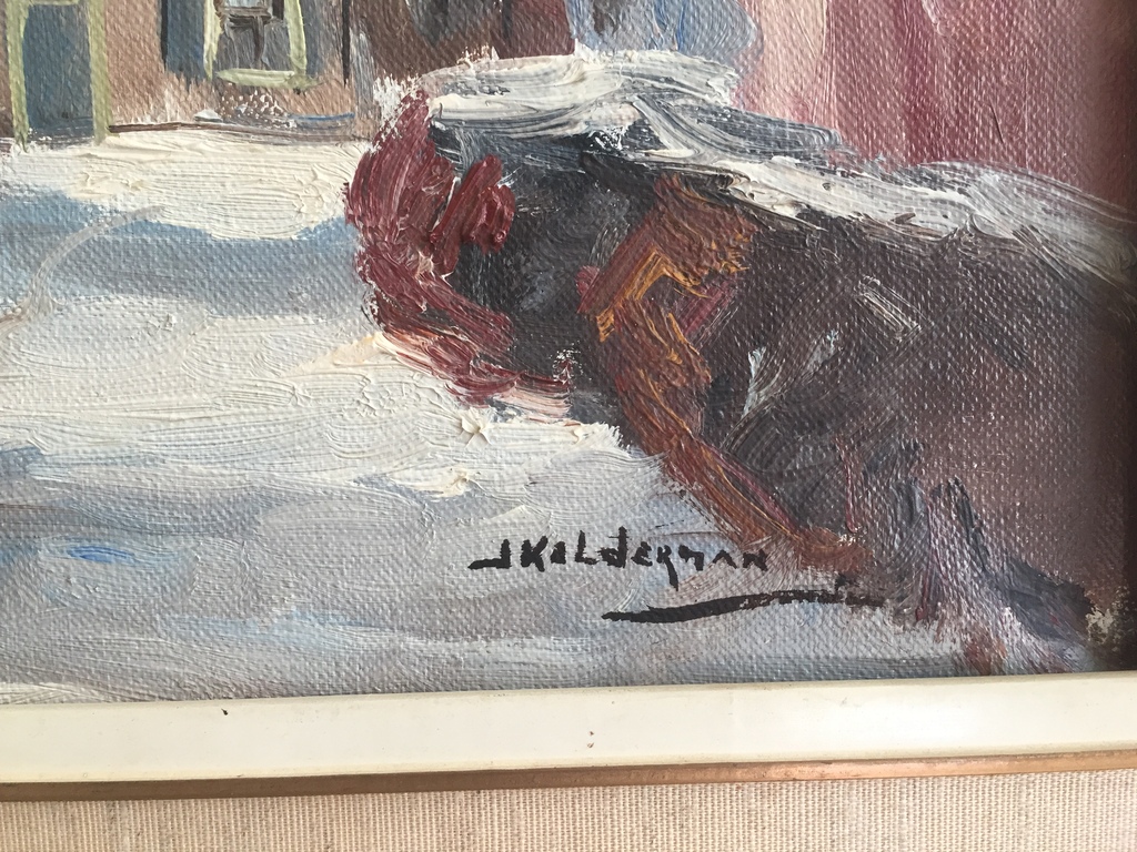 Jan Kelderman winter in Laren  kopen? Bied vanaf 75!