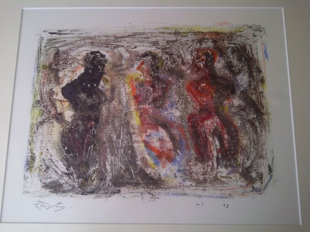 Richard Lee Barton - monotype - gesigneerd kopen? Bied vanaf 70!