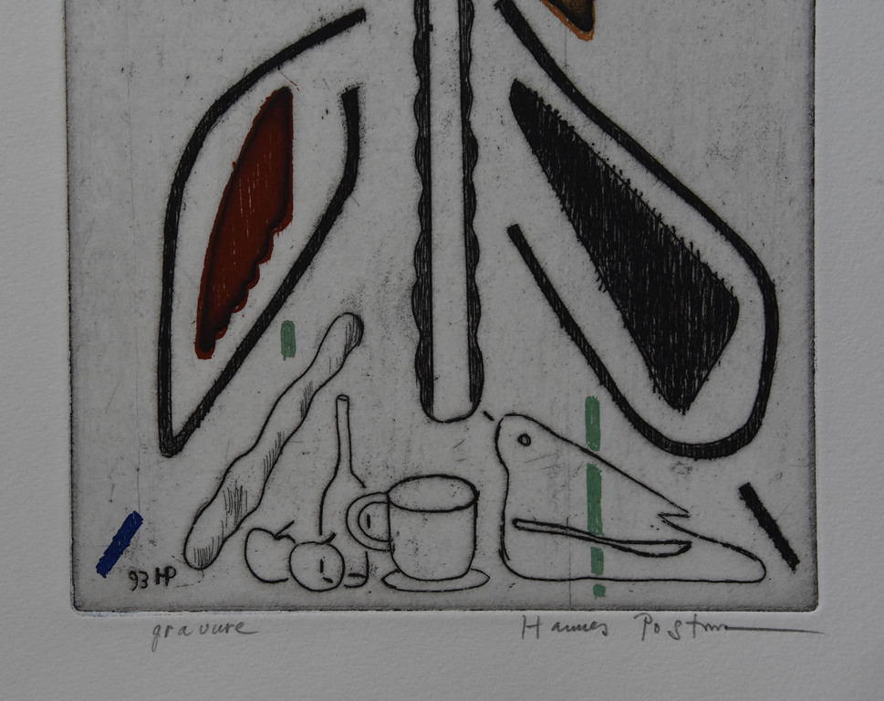 Hannes Postma # GRAVURE, Keuken Stil leven, # 1993, mint kopen? Bied vanaf 35!