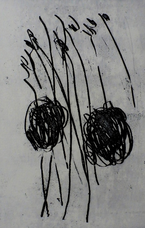 Ger Lataster - ets: een gat in het geluid - 1988 verkocht voor € 125!