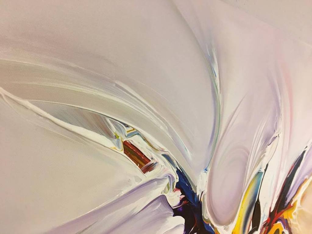 Gena - Abstract. Acrylverf op doek - 2017 - Gesigneerd. kopen? Bied vanaf 150!