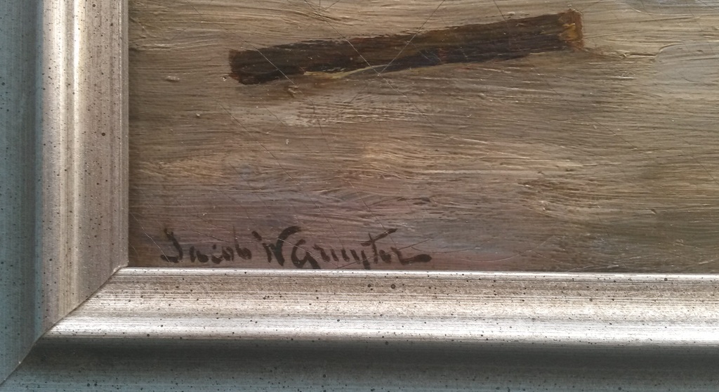 Jacob Willem Gruyter (1856 - 1908) - olieverf op doek - gesigneerd kopen? Bied vanaf 650!